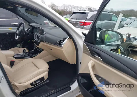 2022 BMW X3 Sdrive30I z USA, uszkodzony, nr VIN 5UX43DP04N9N20595